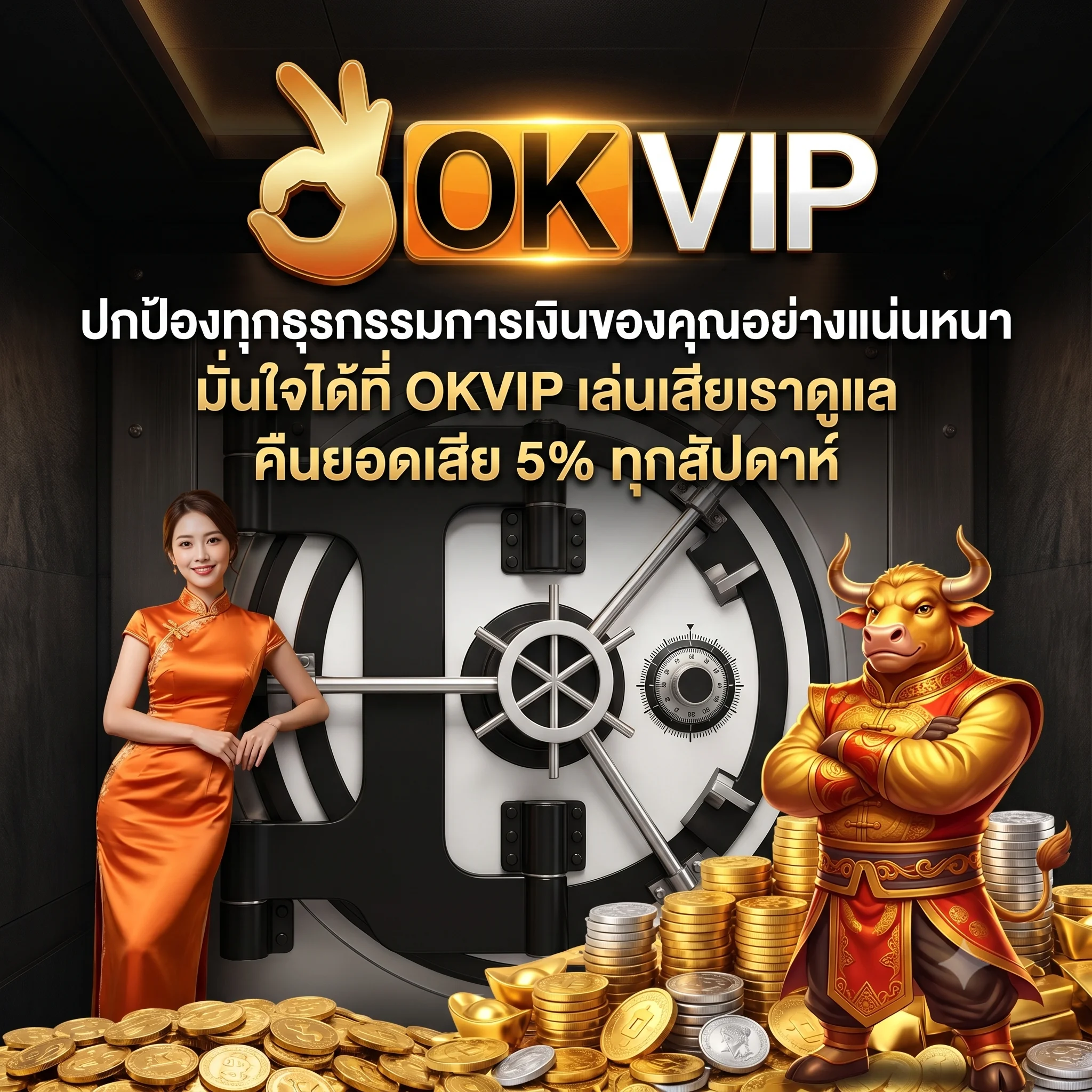 นโยบายความเป็นส่วนตัว OKVIP ด้านการเงิน ปลอดภัย จ่ายจริง พร้อมโปรโมชั่นคืนยอดเสีย